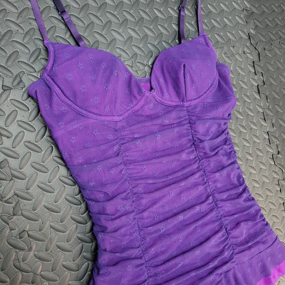 Victoria’s Secret Very Sexy Little Things Purple Ruched Babydoll Camisole